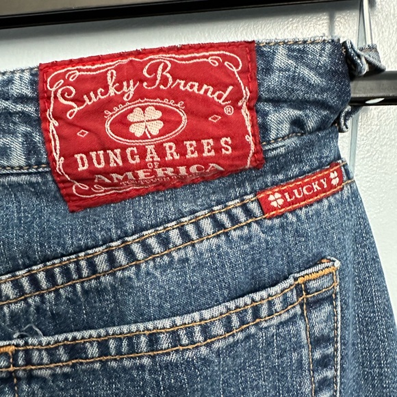 Lucky Brand Dungarees, long denim skirt - Picture 8 of 13